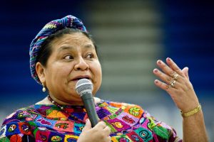 Una de las personas más importantes de Guatemala, Rigoberta Menchú