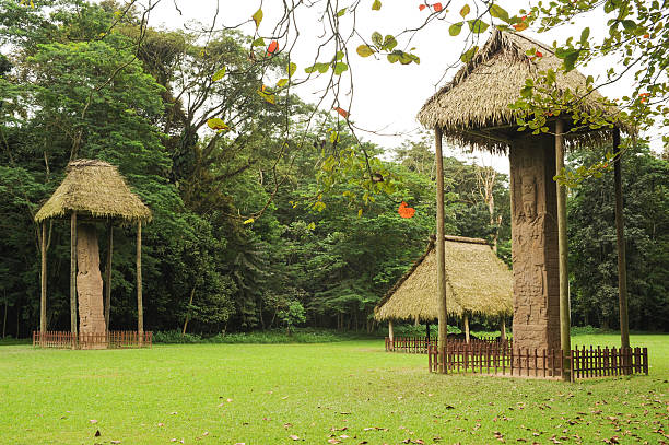 Mayan archaeological Site of Quirigua on Guatemala